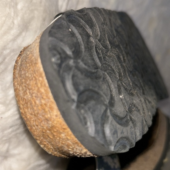 Papillio by Birkenstock Gizeh Birko-Flor Leather Footbed Sandals Blue, Size 8 - Picture 10 of 15